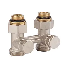 Кран буксовый SD Forte 3/4"х1/2" для радіатора нижній