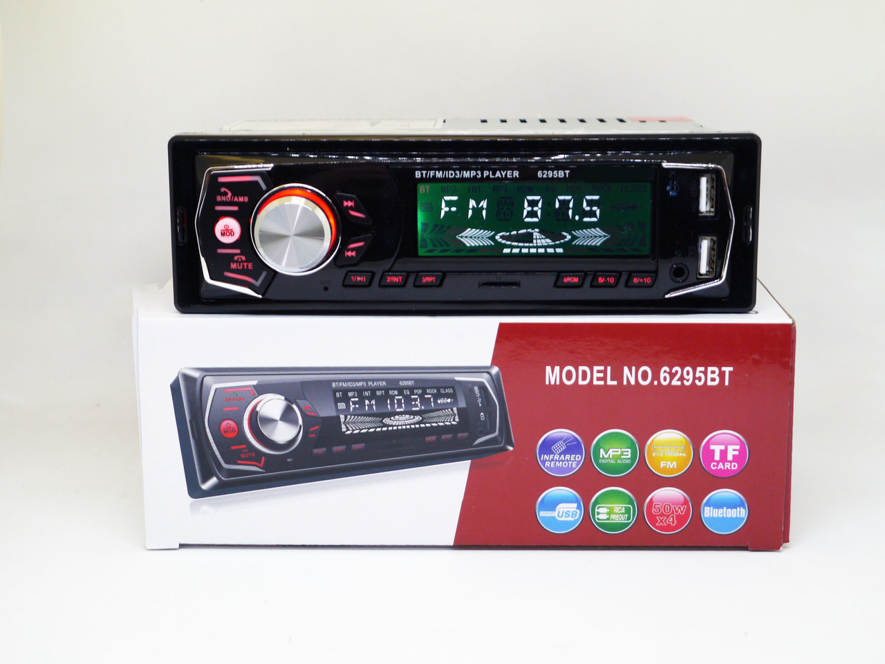 6295BT ISO - MP3+FM+2xUSB+SD+AUX + BLUETOOTH - фото 6 - id-p1145741453