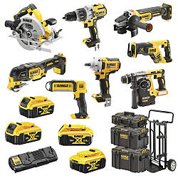 Набір з восьми інструментів акумуляторних DeWALT DCK856P4 (Чехія)