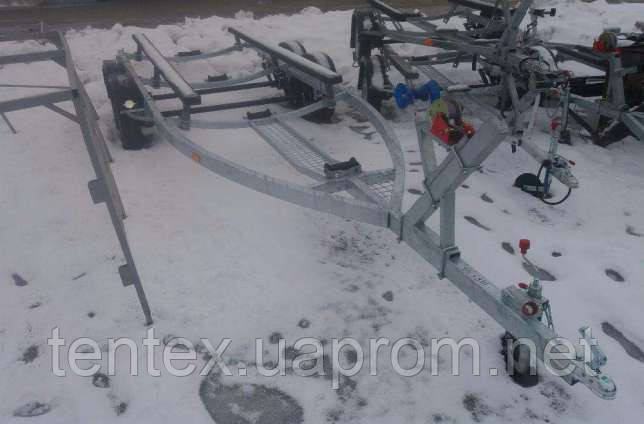 Човновий причіп двовісний