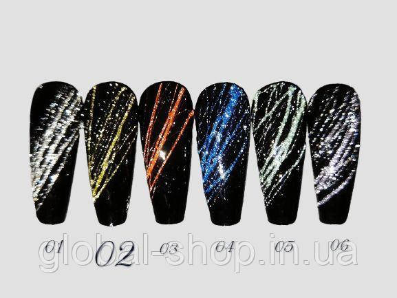 Global Fashion Spider Gel Гель-павутинка DISKO світловідбивна, 5 г