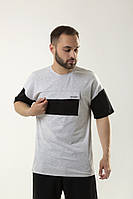 Футболка 'FreeDom' сіра з чорним