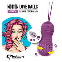 Вагінальні кульки з вібрацією Motion Love Balls Foxy