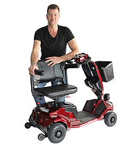 Складаний електричний скутер для інвалідів і літніх людей MIRID S48, фото 3