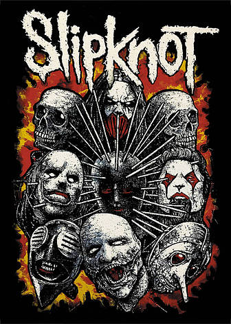Плакат SLIPKNOT 5 New Masks, фото 1