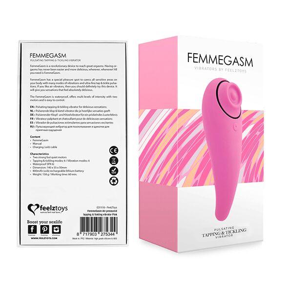 Пульсуючий кліторальний вібратор FemmeGasm Tapping & Tickling Vibrator