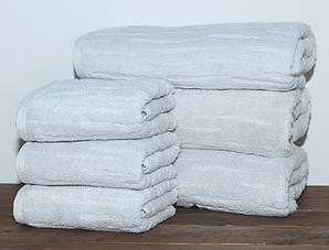 ТМ TAG Рушник 40х70 Baumwolle колір: попелястий