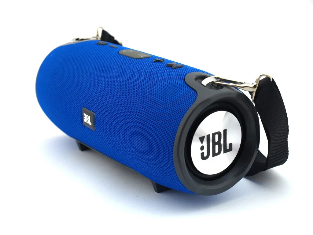 Портативна бездротова Bluetooth колонка павербанк з MicroSD-картою пам'яті AUX JBL Xtreme 2 BIG Синій