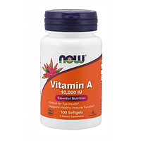 Витамин А Now Foods Vitamin A 10 000 IU ,100 капсул