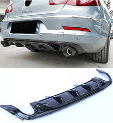 Дифузор заднього бампера Volkswagen Passat CC 2010-2012 г. ABS пластик