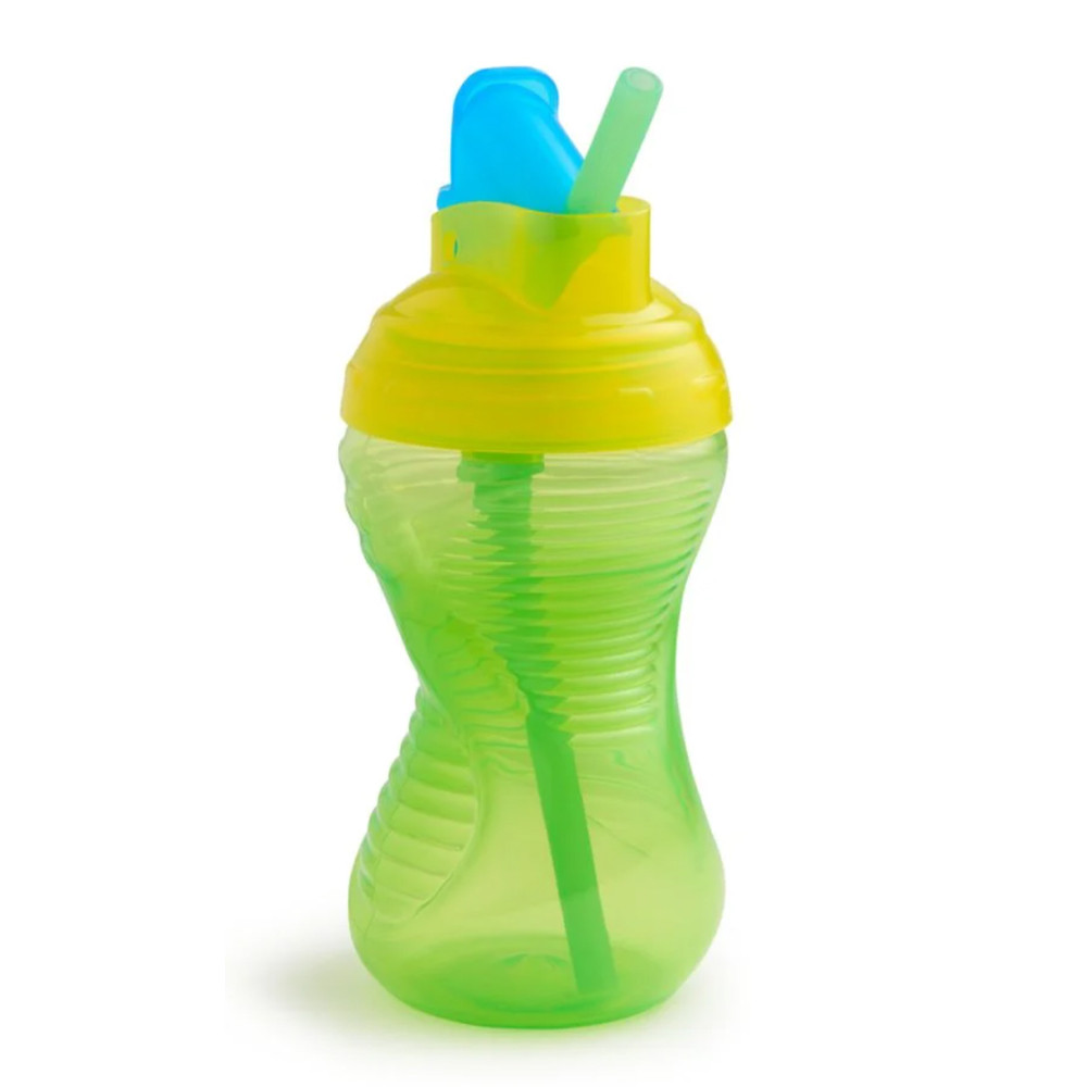 Пляшечка-непроливайка з трубочкою зелений 296 мл Munchkin Mighty Grip 12+ (2900990791347), фото 1