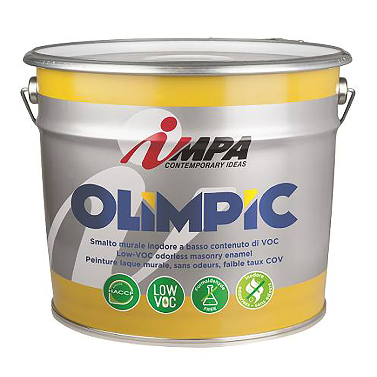 Фарба акрилова водоемульсійна Impa Olimpic глянцева (без запаху і формальдегіду) 1 літр.