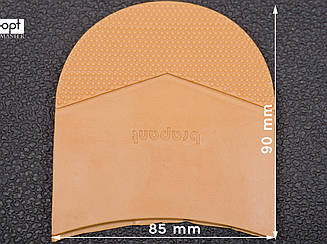Набійка гумова чоловіча BRAPANT, т. 7.0 мм, р. середній, кол. світло-бежевий