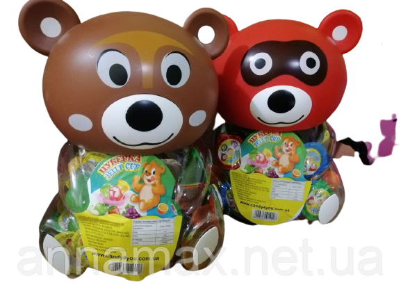 Желейне асорті у вигляді ведмедика Fruit Jelly Jelly Cup: Смакова веселка в кожній упаковці