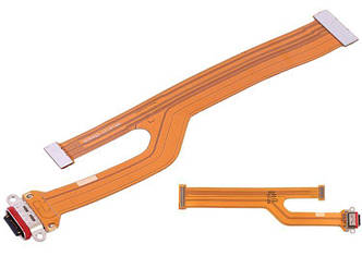 Шлейф-конектор заряджання для OPPO Reno2 Z, роз'єм заряджання, Type-C, оригінальна