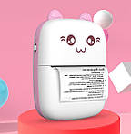 Фотопринтер для телефону Wi-print C9 pink мініпринтер для друку фото, заміток, розмальовок, фото 2