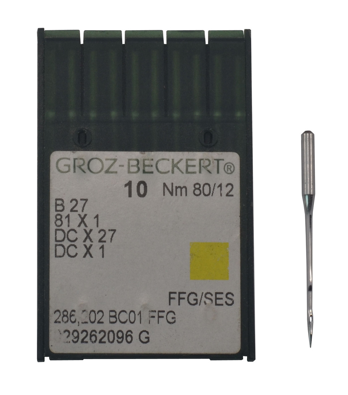 Иголка к оверлочной машинке,(10шт.) GROZ-BECKERT, B27 №80/12 - фото 1 - id-p68411258