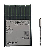 Иголка к оверлочной машинке,(10шт.) GROZ-BECKERT, B27 №100/16