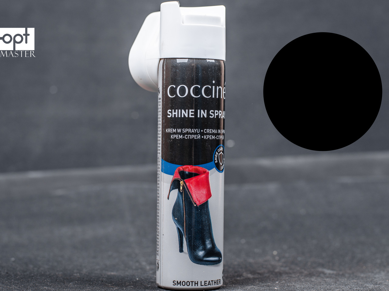 Крем-спрей для придания обуви блеска Coccine Shine in spray 75 мл, черный - фото 1 - id-p586047398