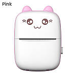 Фотопринтер для телефону Wi-print C9 pink мініпринтер для друку фото, заміток, розмальовок, фото 3