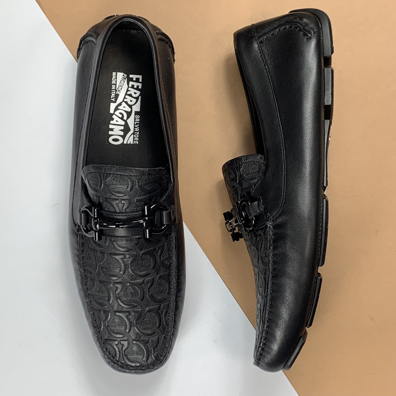 Шкіряні мокасини Ferragamo (Феррагамо) арт. 59-102