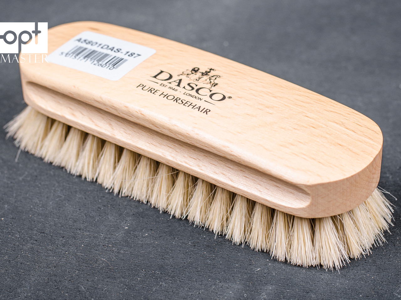 Щітка для полірування взуття DASCO Horsehair Shoe Brush, 14 см