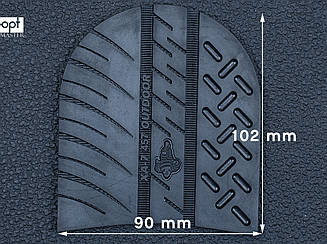 Набійка гумова XA007 OUTDOOR MICHELIN (Франція), р. 45-47, кол. чорний