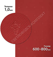 Гумова профілактика XA015 SLIM MICHELIN (Франція), р. 600*800*1мм, кол. червоний (red)