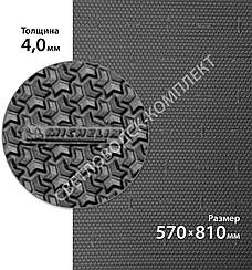 Гума полегшена для підошв XA016 CUSHION MICHELIN (Франція), р. 570*810*4мм, кол. чорний