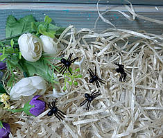 Декор на Хелловін Павук чорний 2,5 см