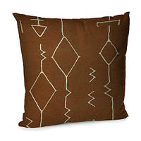 Подушка диванна з оксамиту Электрические элементы 45x45 см (45BP_JOY013)