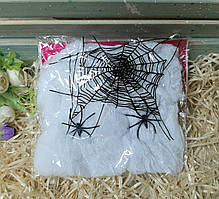 Декор на Хелловін Павутина декоративна 20г, з 2-ма павучками