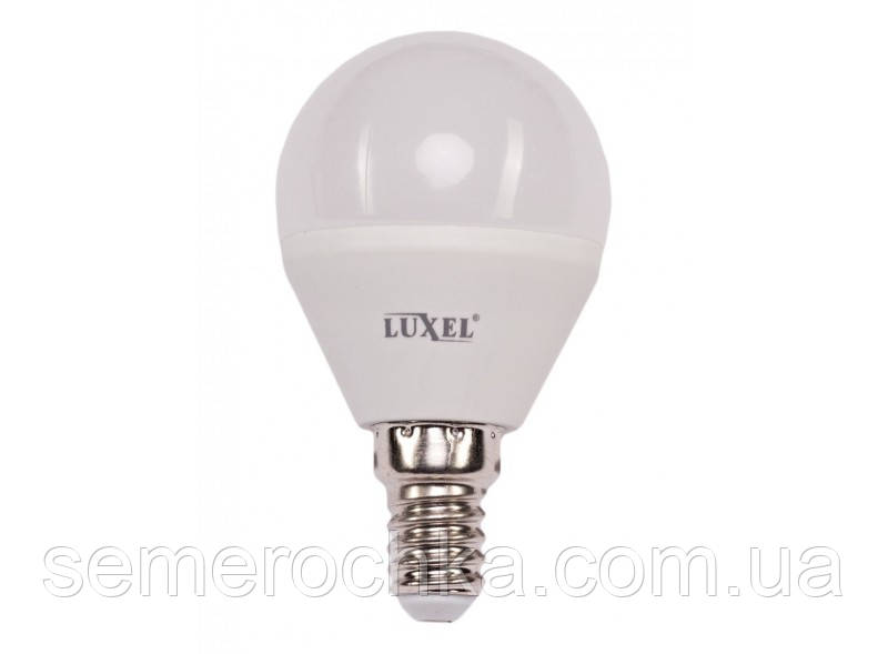 Лампа G45 4W 220V E14 4000K (055-NE) Luxel led, нейтральне світло, світлодіодна Люксел