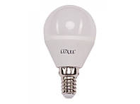 Лампа G45 6W 220V E14 4000K (056-NE) Luxel led, нейтральный свет, светодиодная Люксел