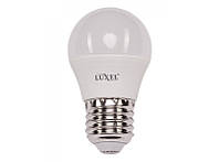 Лампа G45 6W 220V E27 4000K (057-NE) Luxel led, нейтральне світло, світлодіодна Люксел