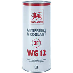 Готовий антифриз Wolver Antifreeze & Coolant WG12 G12 червоний