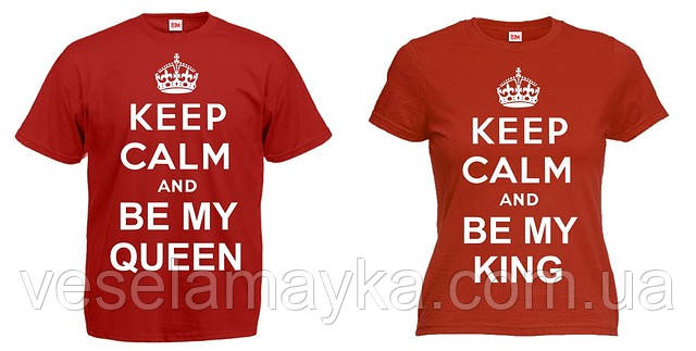 Парна футболка "Be my King (Queen)", фото 1