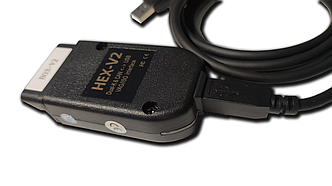 Автомобільний сканер Діагностичний адаптер VCDS, кабель vag com Вася, HEX CAN v2 Версія 21.9 (2023 рік)