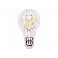 Лампа ФИЛАМЕНТ A60 10W 220V E27 4000K (073-N) Luxel led, нейтральный свет, светодиодная Люксел