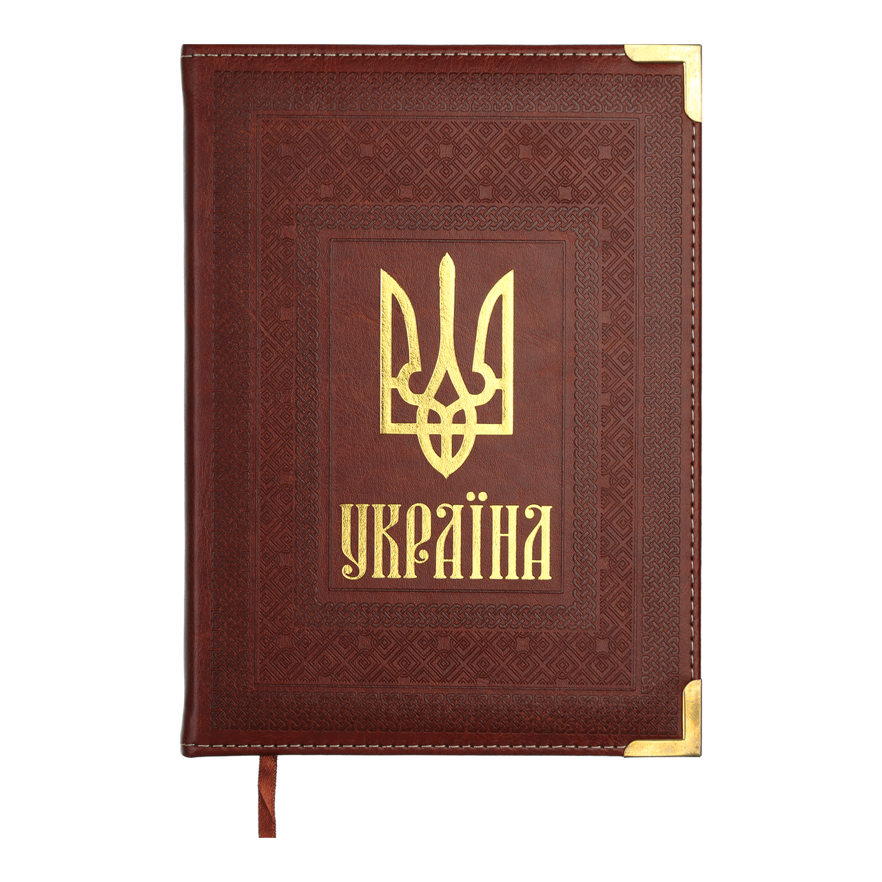 Щоденник датир. 2021 STATUT, A5, т. синій, позов.шкіра/поролон