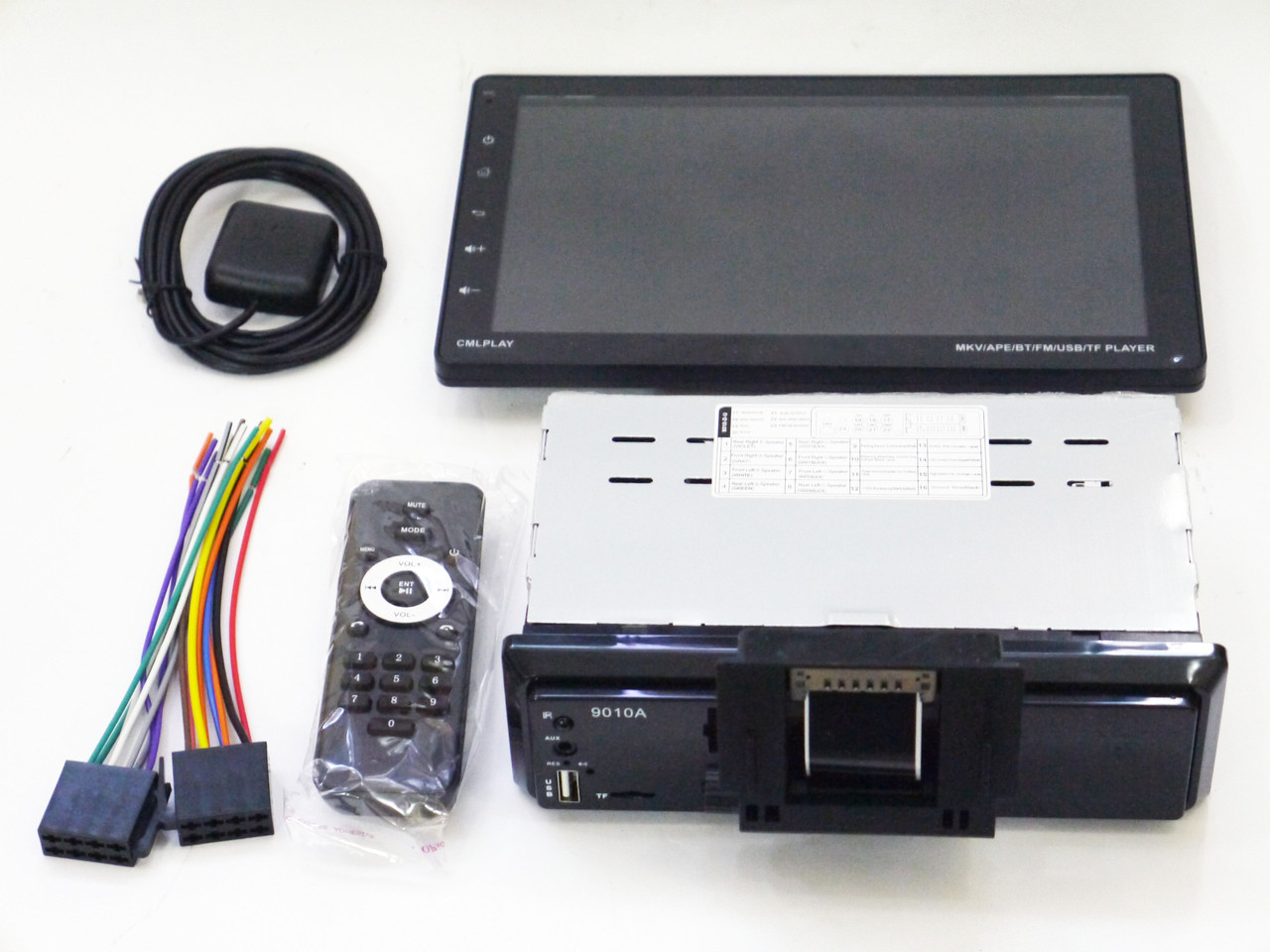 1din Магнітола 9010A - 9" Знімний екран + GPS + WiFI + USB + Bluetooth + Android 9.0