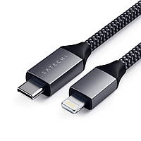 Кабель синхронизации Satechi USB-C to Lightning Cable 1.8m, Space Gray (ST-TCL18M)