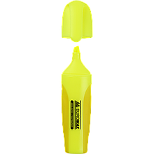Текст-маркер NEON, жовтий, 2-4 мм, з рез.вставками