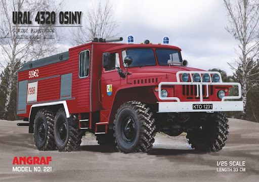 URAL 4320 OSINY 1/25