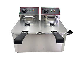 Фритюрниця електрична SYBO 4 + 4 літри