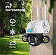 Поворотна вулична камера IP-камера 4G Wi-Fi Verto VRT-C28 Pro UHD 5MP Outdoor WiFi PT оптика Sony (з СИМКОЮ), фото 4