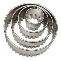 Набір форм для нарізки тіста (коло з хвилястими краями)