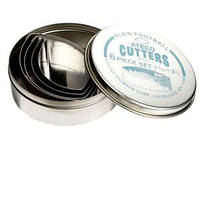 Набір форм для нарізки тіста 6 форм "човник"