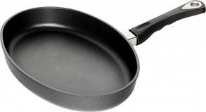 Сковорода для риби алюміній/LotanTitanium овал 350х240х50мм AMT Gastroguss