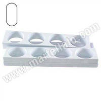 Форма кондитерська "прямий овал" (10шт)